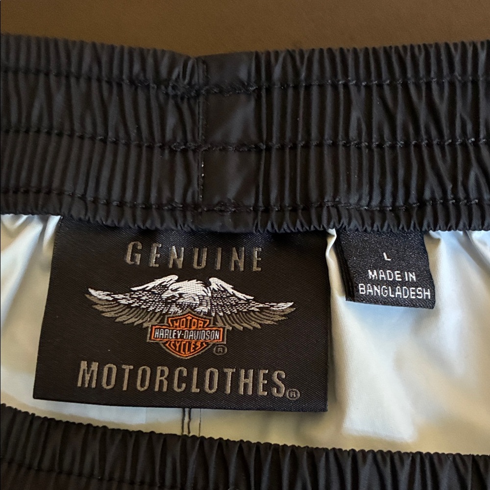 Harley-Davidson Black and Pink Track Pants - Picture 4 of 7